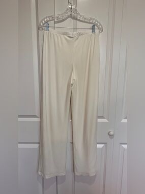Frank LymanCream Wide-Leg  lined Women's Pants